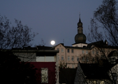 Heute morgen um sieben Uhr