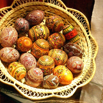 Bunte Eier zu Ostern