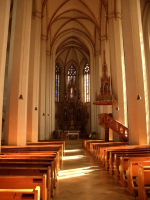 Licht in der Kirche