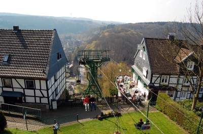 Seilbahn zu Schloss Burg in Solingen