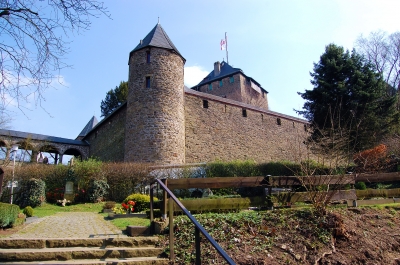 Blick auf Schloss Burg zu Solingen