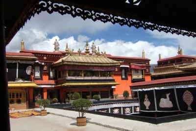 Jokhang-Tempel in Lhasa (Innenhof)