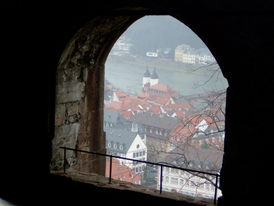 Fenstergucker auf Heidelberg