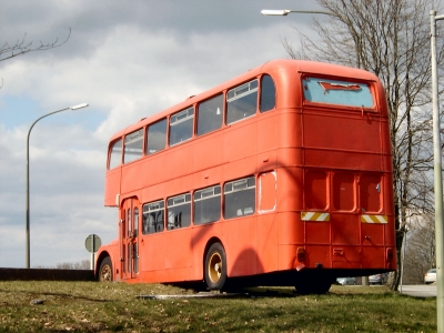 Ein schöne OldSchool Bus aus England in Belgien ^^
