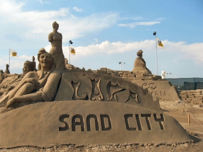 Sand City, der Name ist Programm
