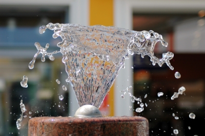 Wasserspiel in Fürstenfeld