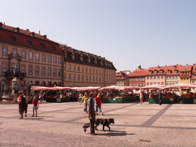 Marktgeschehen in Bamberg