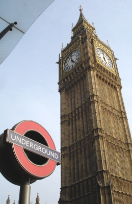 Big Ben und Undergroundstation