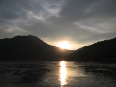 Sonnenuntergang Wachau