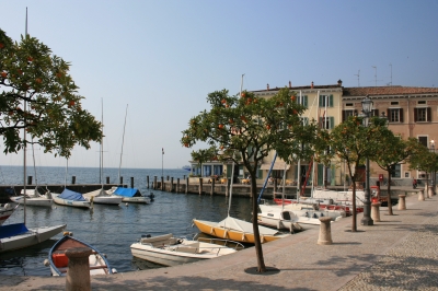 kleiner Hafen von Gagnano