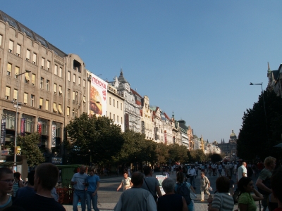 Licht und Schatten am Wenzelsplatz