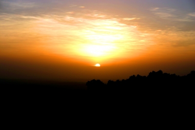 Sonnenuntergang Shimba Hill