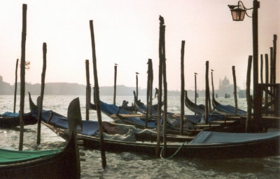 Gondeln in Venedig