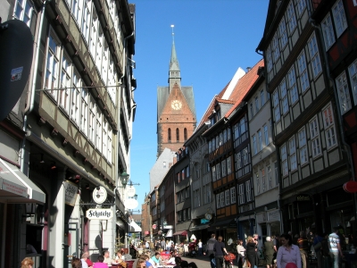 Altstadt Hannover - Blick auf die Marktkirche