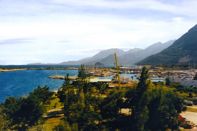 Kleiner Hafen in der Türkei.