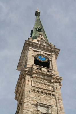 Schöner Turm in Sankt Moritz
