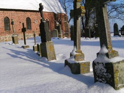 Friedhof im Winter