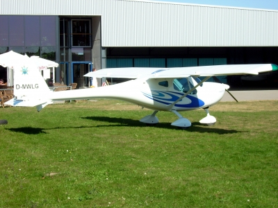 modernes Kleinflugzeug