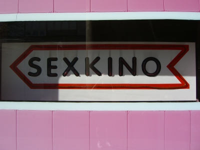 Sexkino Schild