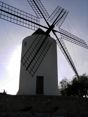 Windmühle auf Ibiza