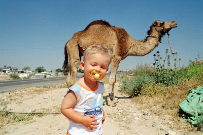 Ein großes und ein kleines Kamel....; )))