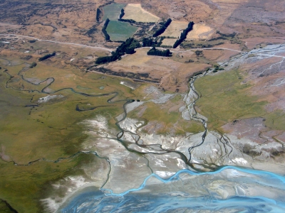 Flussdelta Neuseeland