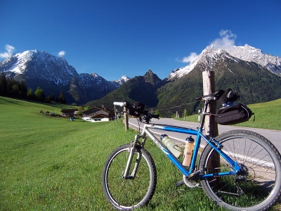 mit dem Bike in die Berge