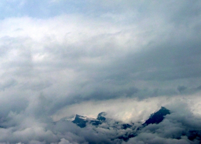 In Wolken gehüllt