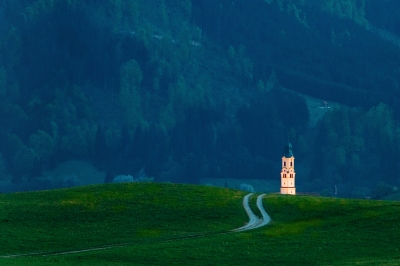 Der Kirchturm im Allgäu