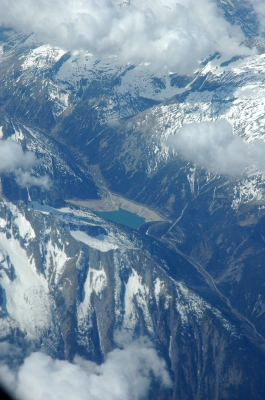 Alpen von oben