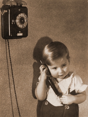 Telefonieren in den 30er Jahren