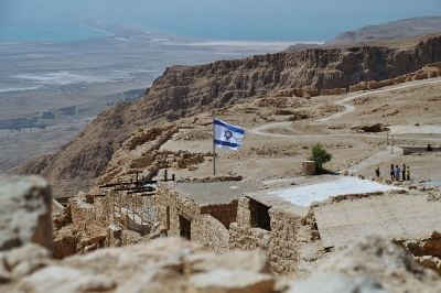 Die Festung Masada in Israel