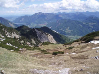 Alpen vom Geigelstein aus