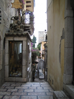 Gasse in Taormina