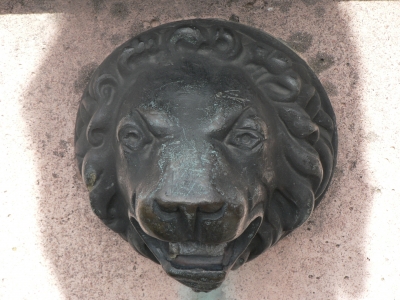 Bronze Löwenkopf