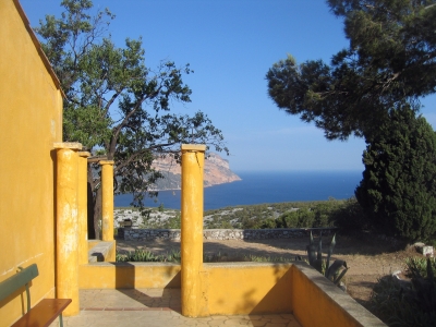 Blick von La Fontasse auf die Bucht