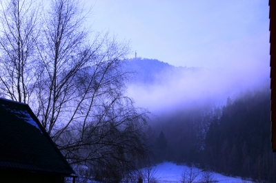 Vom Nebel eingeschlossen