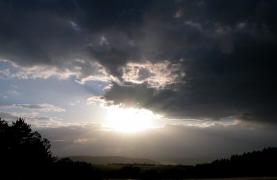 Schlechtes Wetter in der Rhön