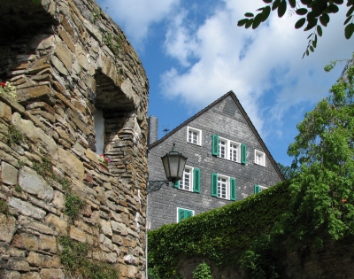 Burgruinenviertel in Wetter