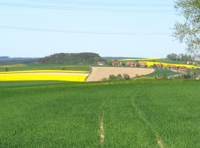 Blick auf Hartung bei Hof/S.