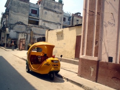 Coco-Taxi in Havanna