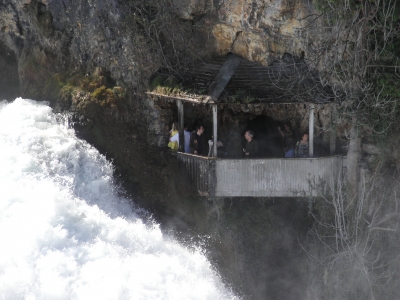 Am Rheinfall von Schaffhausen