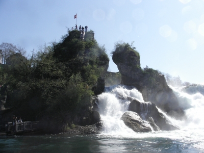 Am Rheinfall von Schaffhausen