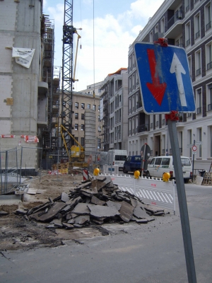 Berlin-Mitte - Bauarbeiten