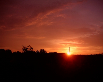 Sonnenaufgang über Maastricht 1