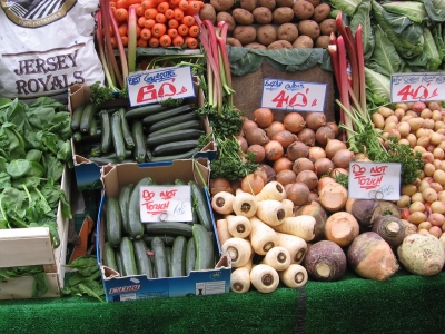 Gemüse auf dem Portobello Market