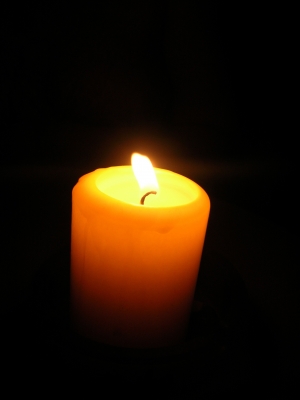 Licht einer Kerze