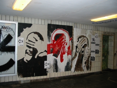 Streetart Alextunnel Berlin 2005