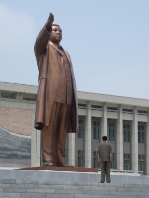 Statue Kim Il Sung in Pjöngjang Nordkorea
