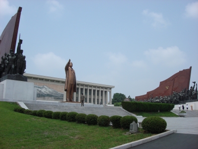 Statue Kim Il Sung in Pjöngjang Nordkorea